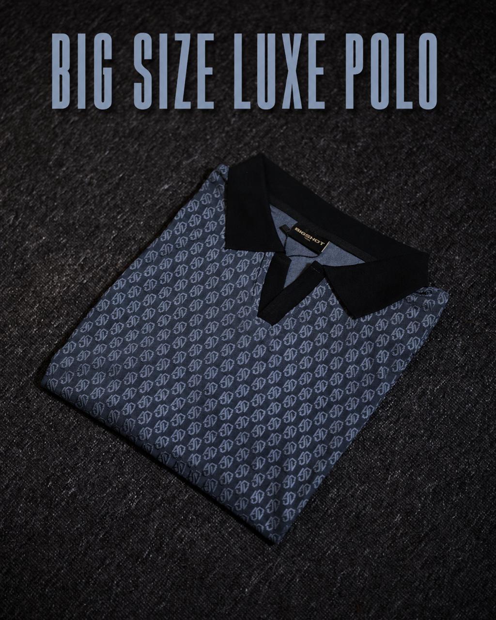 BIGSHOT Specially Designed Luxury Polo - Ash Black