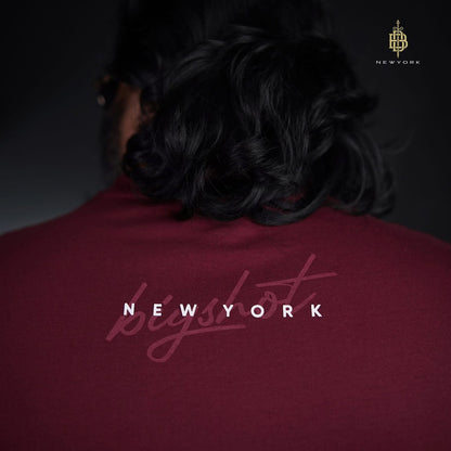 Drop Shoulder Maroon (D-1)