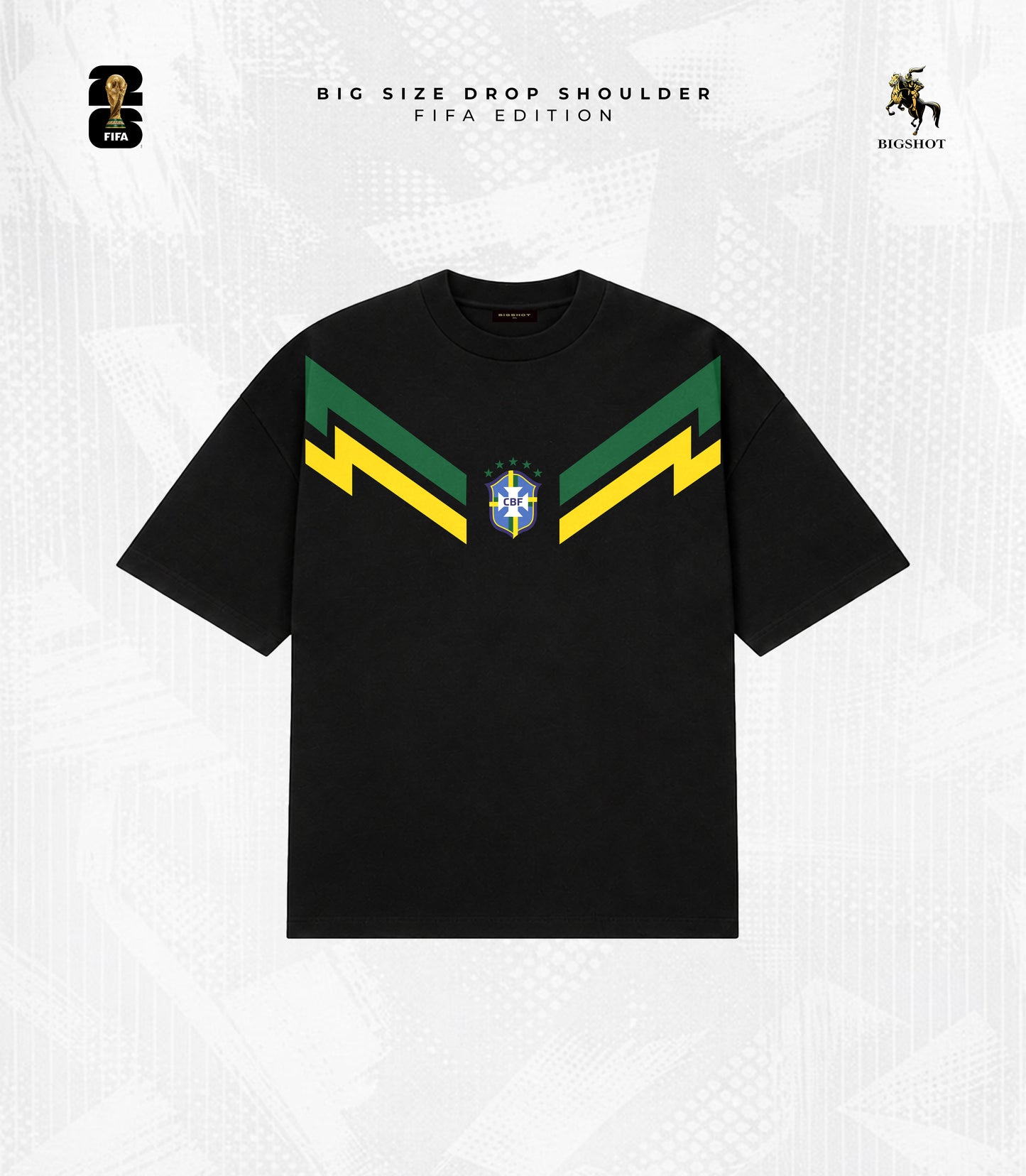 FIFA Edition Drop Shoulder T Shirt - Brazil