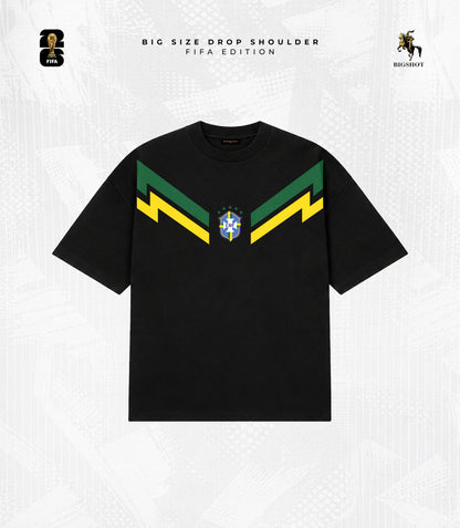 FIFA Edition Drop Shoulder T Shirt - Brazil