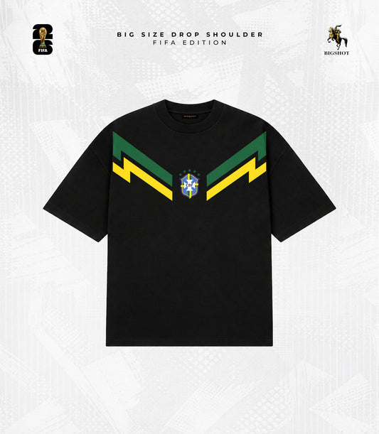 FIFA Edition Drop Shoulder T Shirt - Brazil