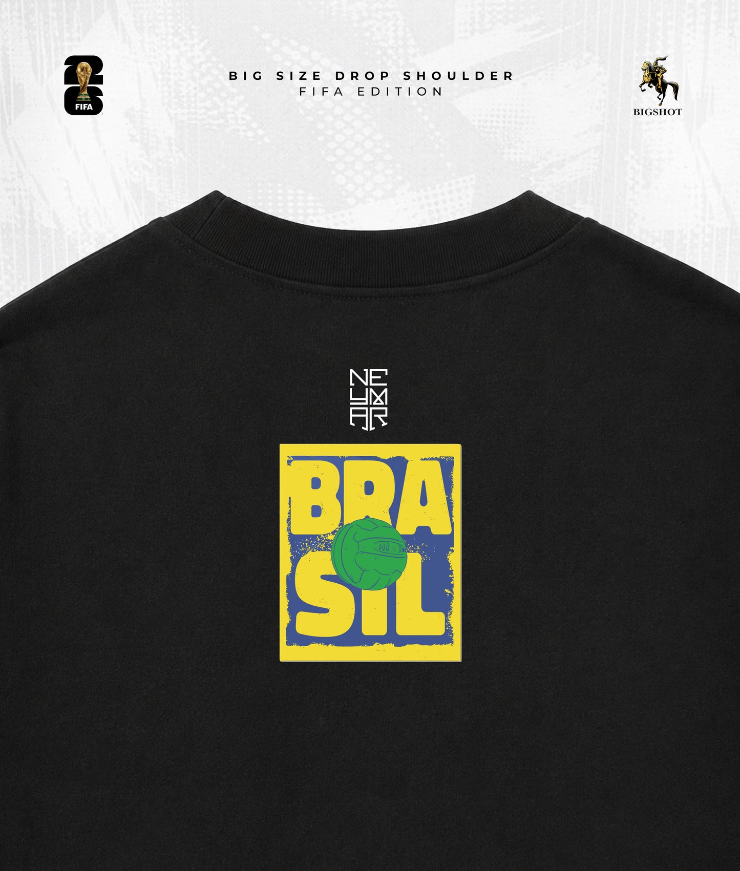 FIFA Edition Drop Shoulder T Shirt - Brazil