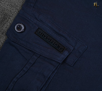 Big Size Cargo Pants - Deep Navy
