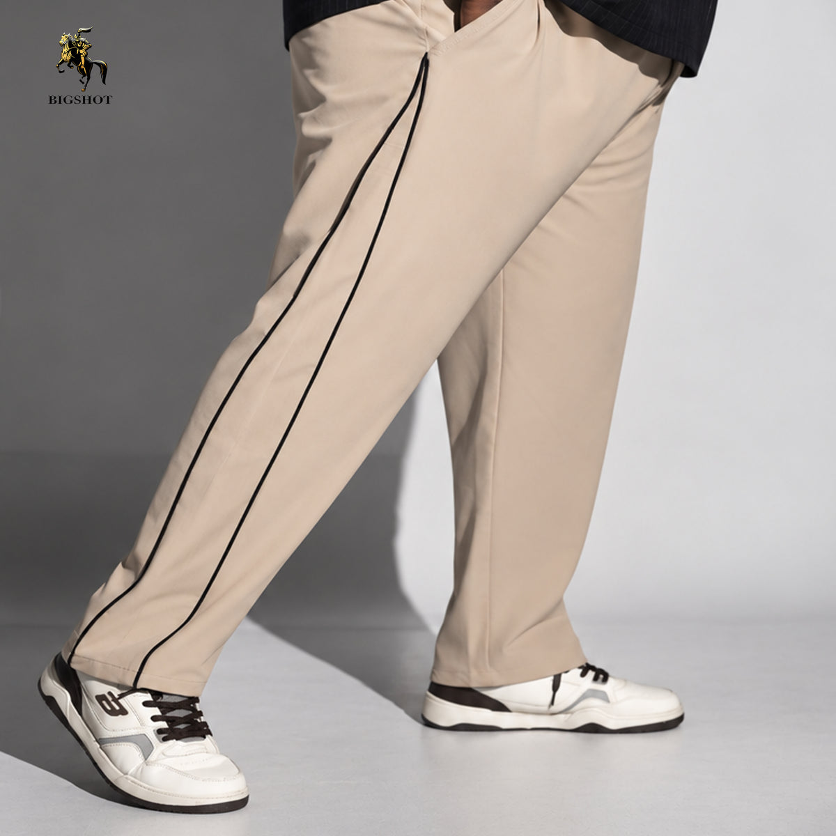 Bigshot Korean Baggy Pant - Light Beige
