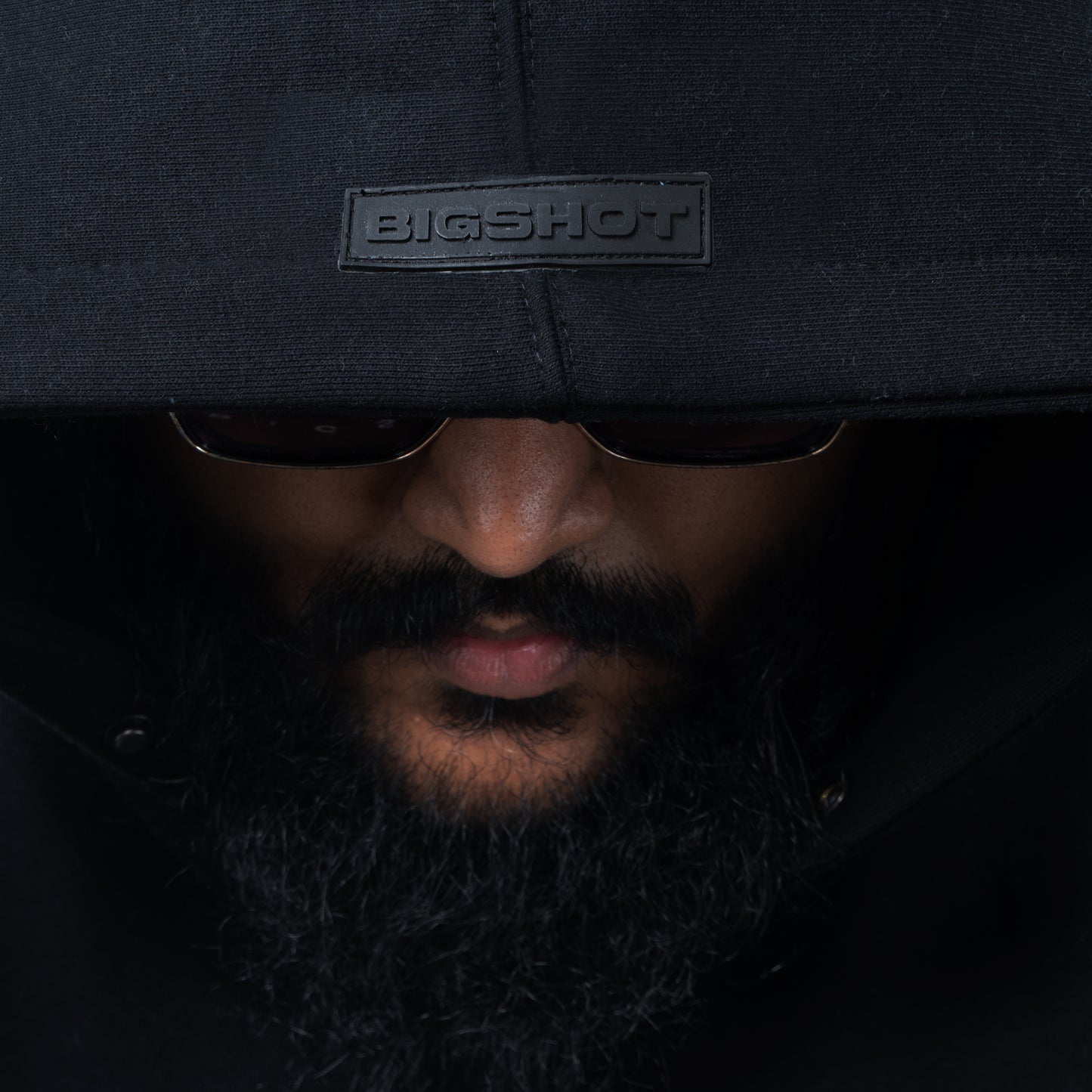 Big Size Hoodie (D4) - Black