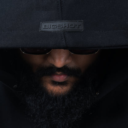 Big Size Hoodie (D4) - Black