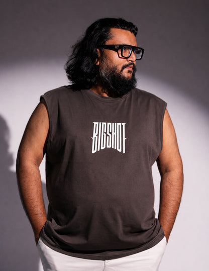 Tank Top BIGSHOT Active - Coffee Chest Text