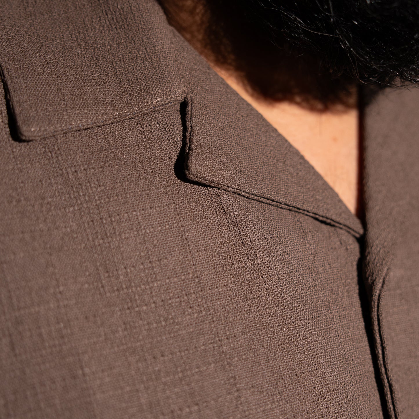 Muted Brown Half Sleeve Cuban Shirt