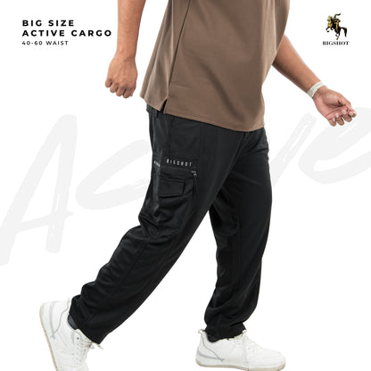 BIGSHOT Active Cargo Pants - Black