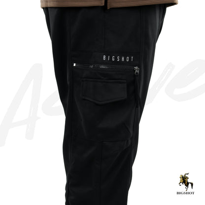 BIGSHOT Active Cargo Pants - Black