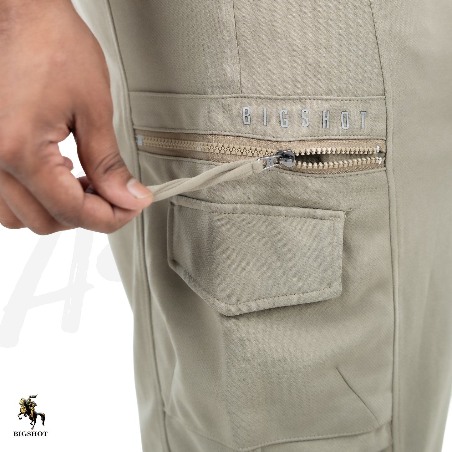 BIGSHOT Active Cargo Pants - Beige