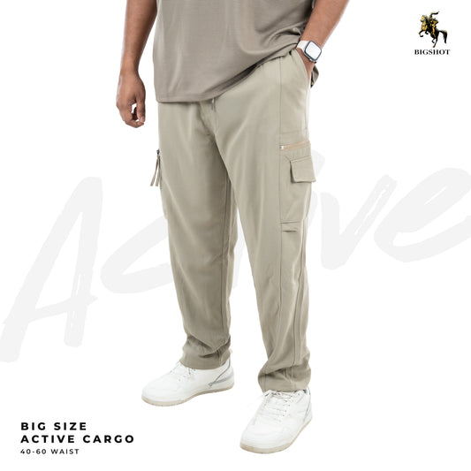 BIGSHOT Active Cargo Pants - Beige