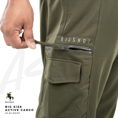 BIGSHOT Active Cargo Pants - Olive