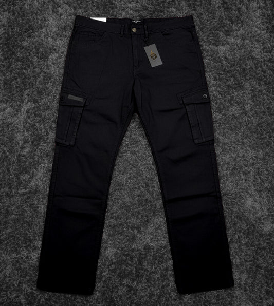Big Size Cargo Pants - Black