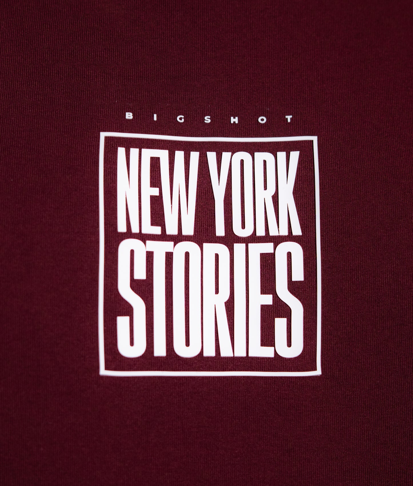 Big Size Drop Shoulder - Maroon New York Stories