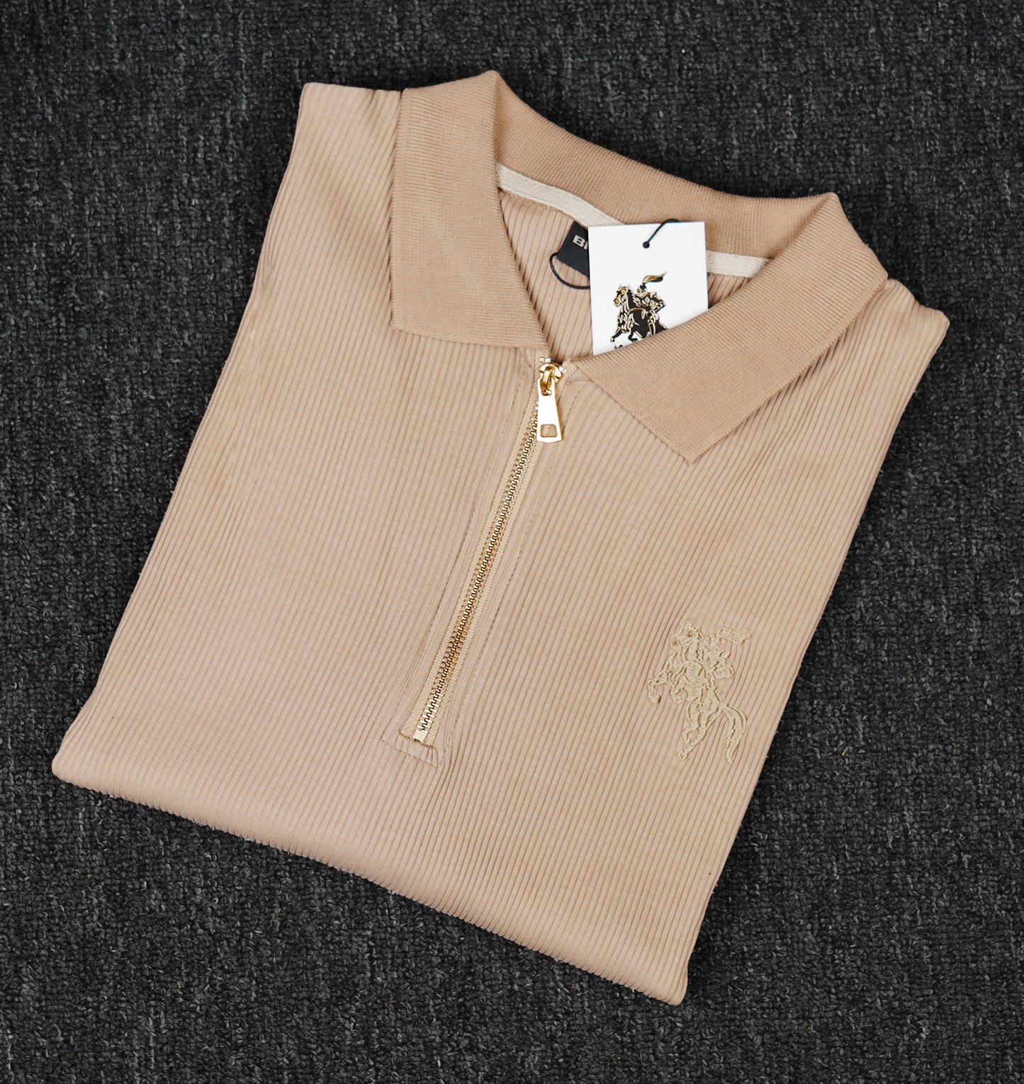 Luxury Old Money Polo - Beige