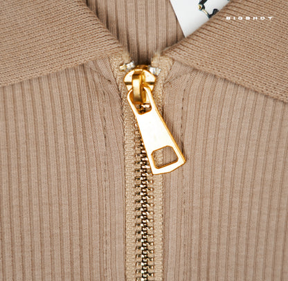 Luxury Old Money Polo - Beige