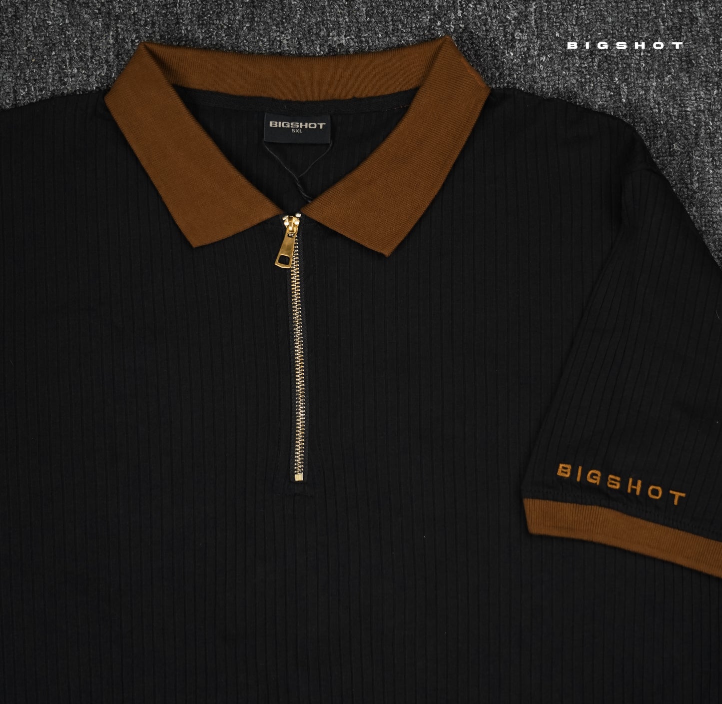 Luxury Old Money Polo - Black Brown