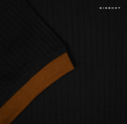 Luxury Old Money Polo - Black Brown