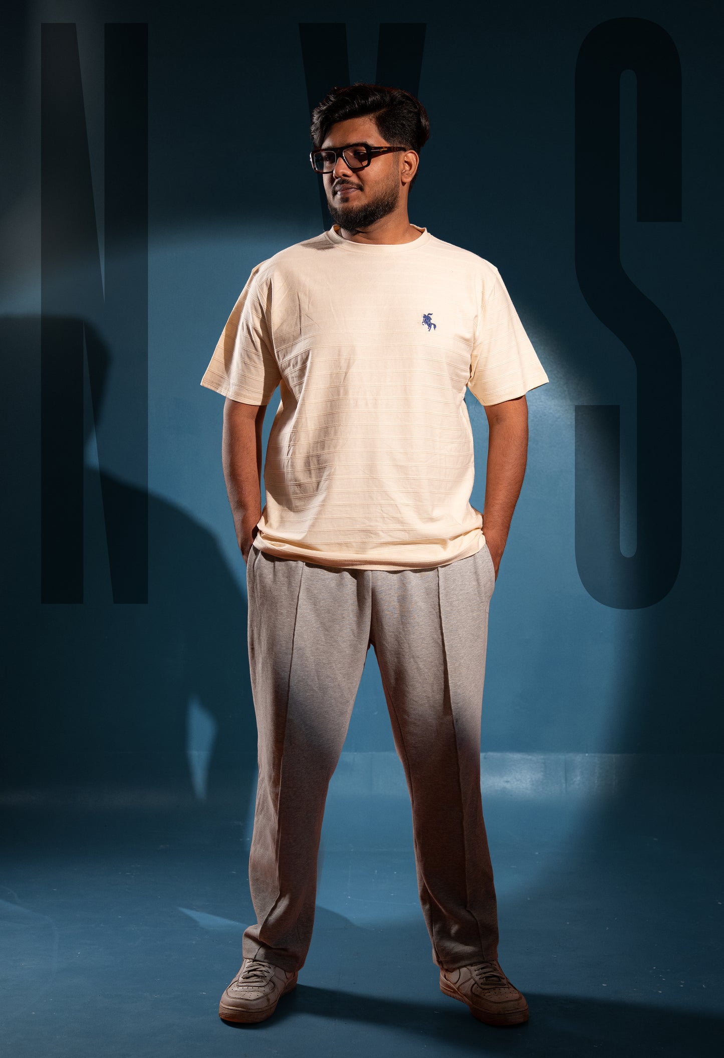 Big Size Luxury Tees -  Off White Chest Logo