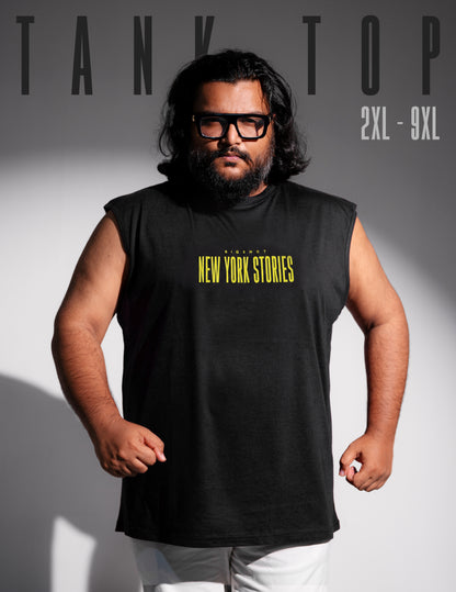 Tank Top BIGSHOT Active - Coffee Yellow New York Stories
