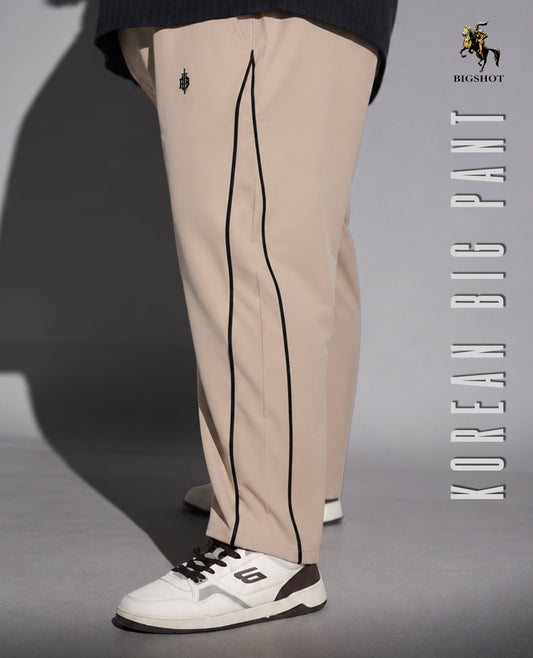 Bigshot Korean Baggy Pant - Light Beige