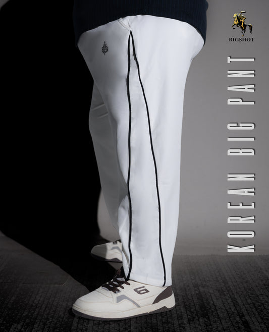 Bigshot Korean Baggy Pant - White