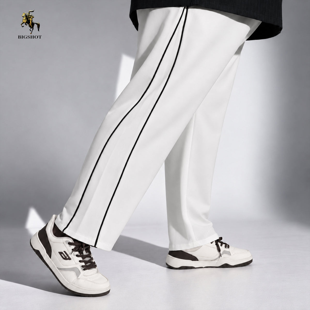 Bigshot Korean Baggy Pant - White