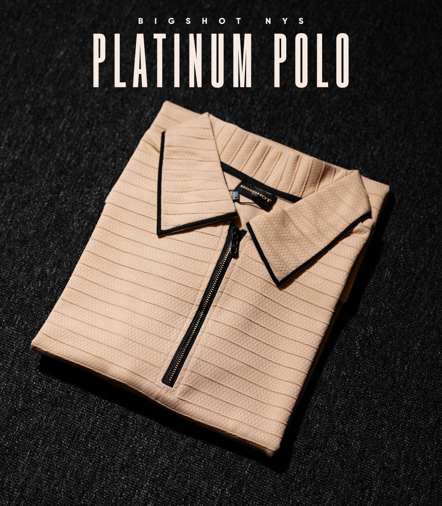 Specially Designed Platinum Polo - Beige