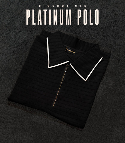 Specially Designed Platinum Polo - Black