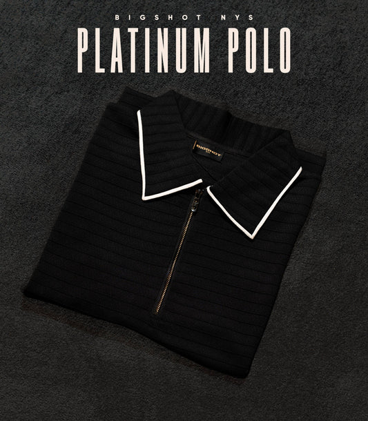 Specially Designed Platinum Polo - Black