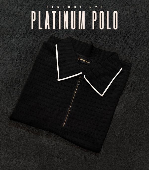 Specially Designed Platinum Polo - Black