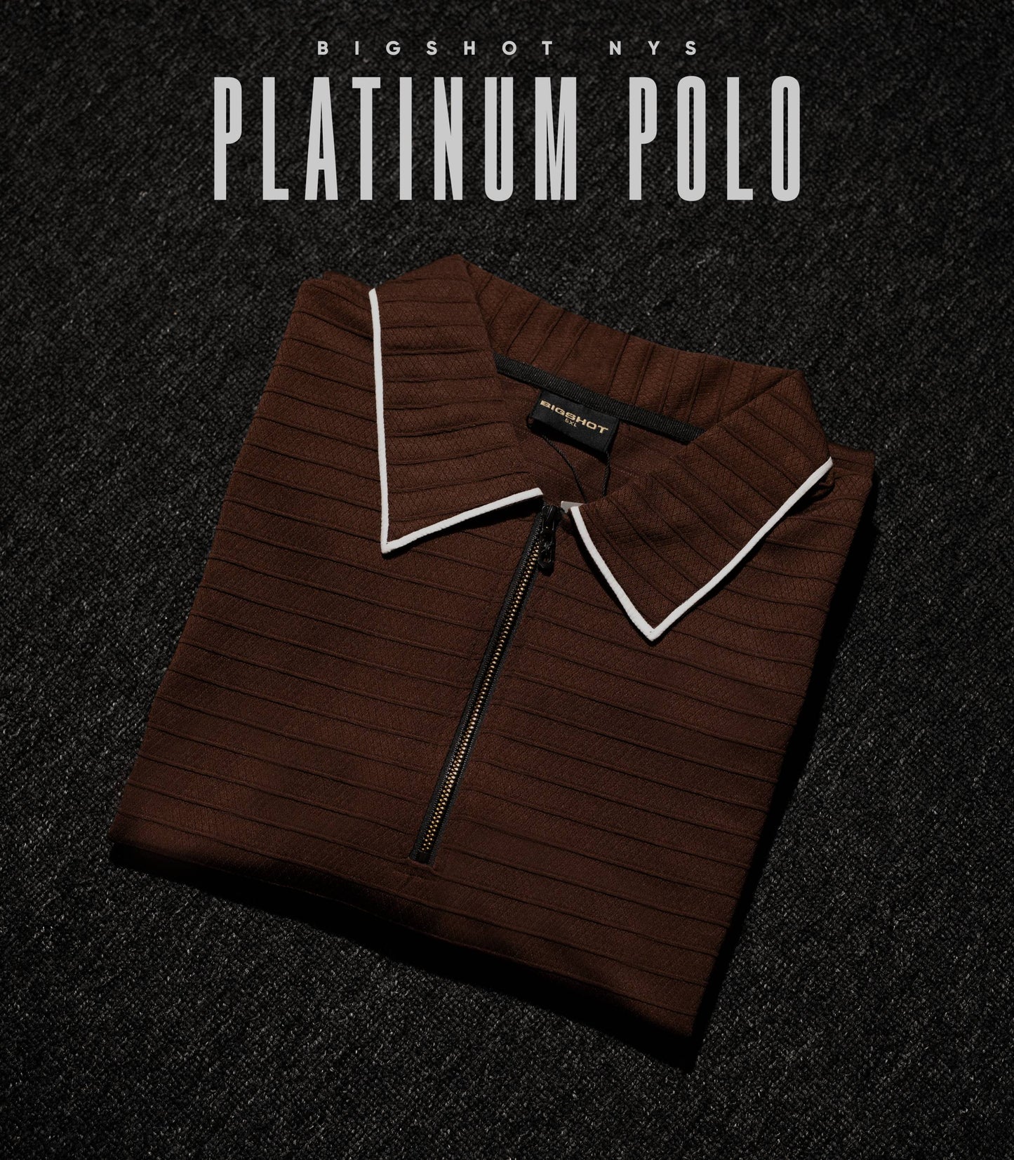 Specially Designed Platinum Polo - Deep Brown