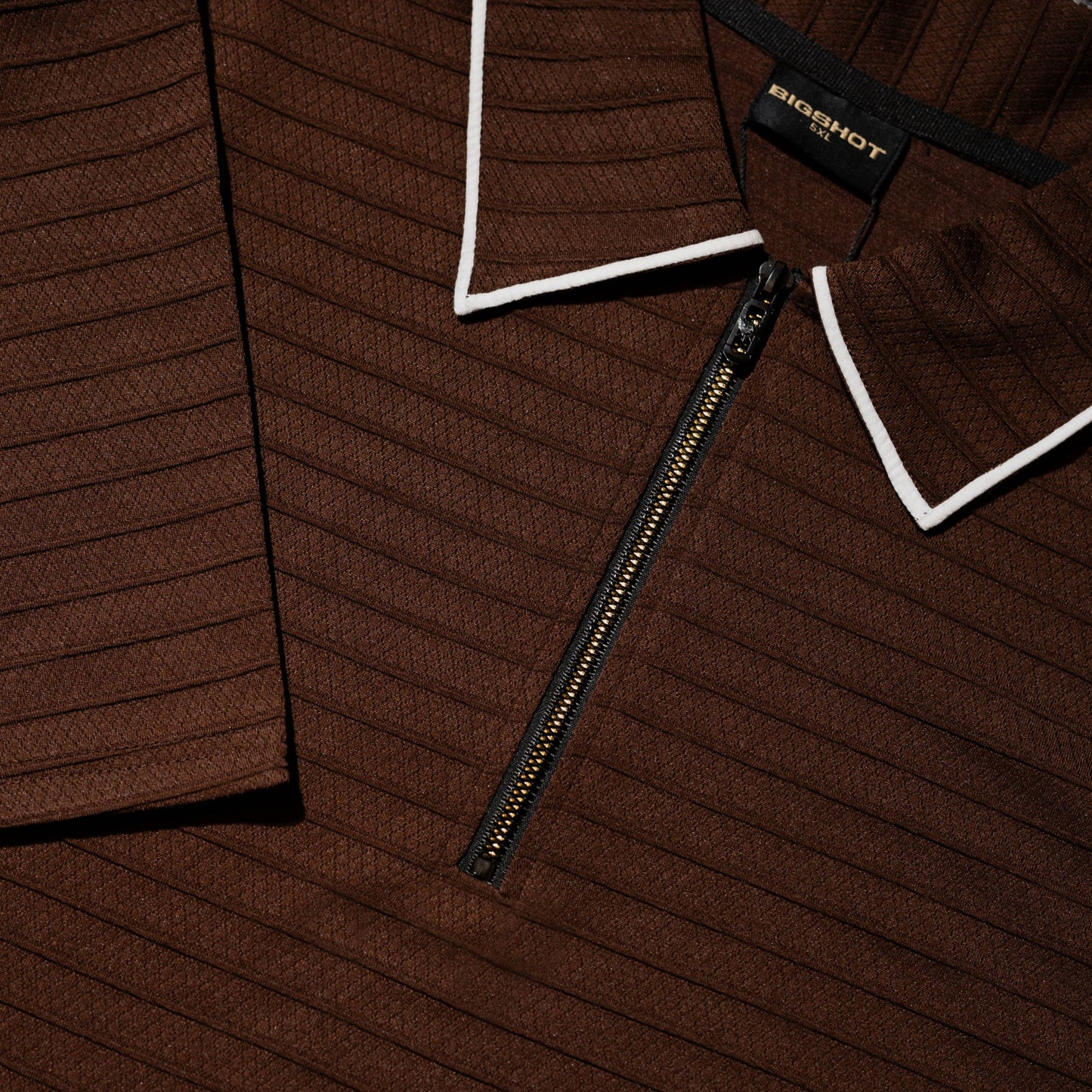 Specially Designed Platinum Polo - Deep Brown