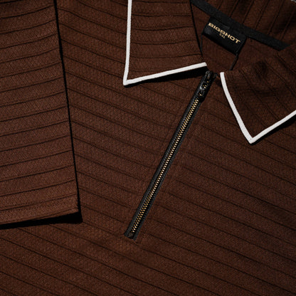 Specially Designed Platinum Polo - Deep Brown