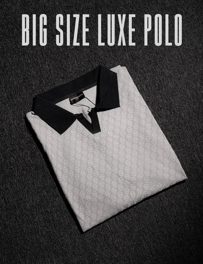 BIGSHOT Specially Designed Luxury Polo - Silver Black