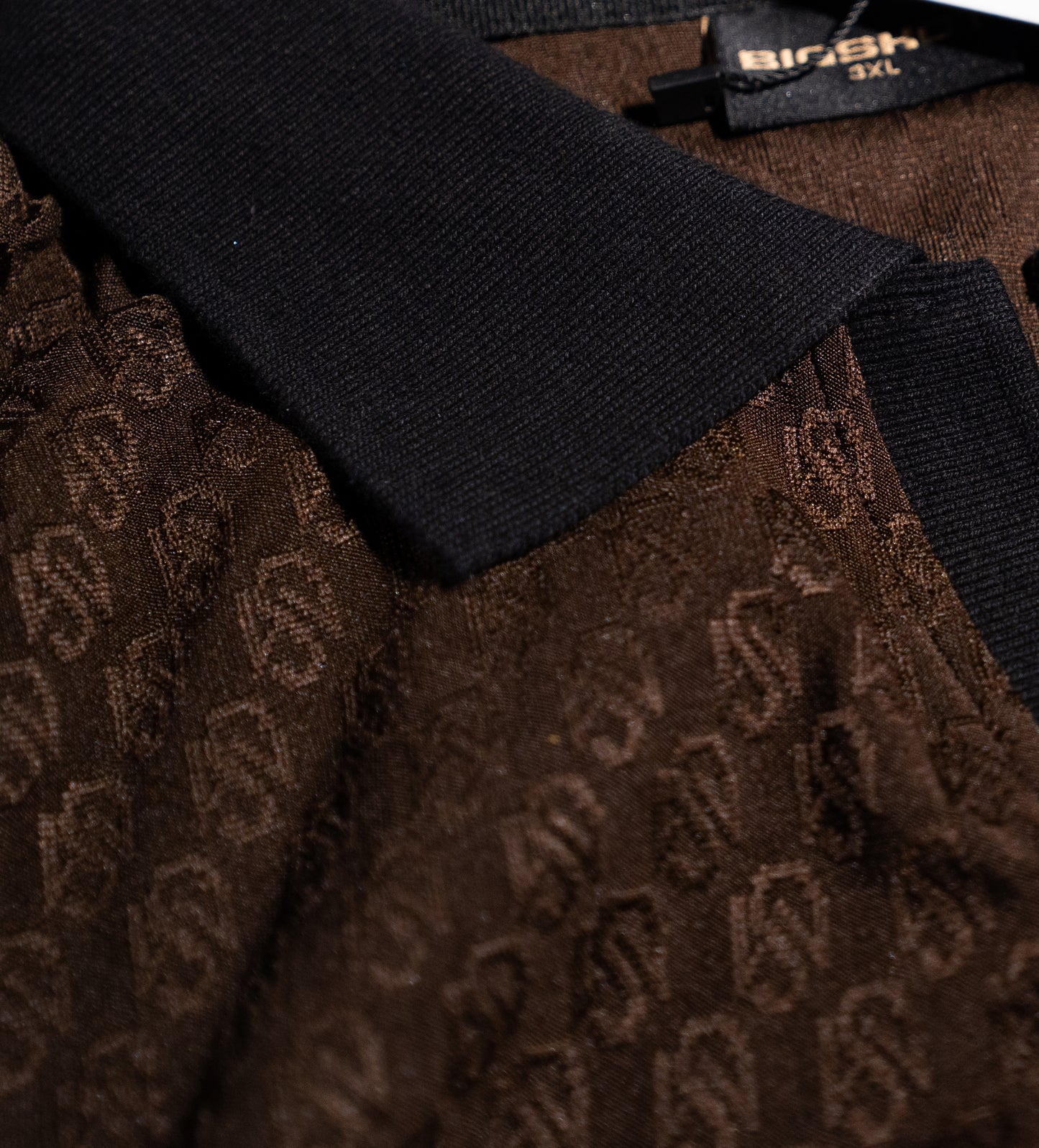 BIGSHOT Specially Designed Luxury Polo - Brown Black