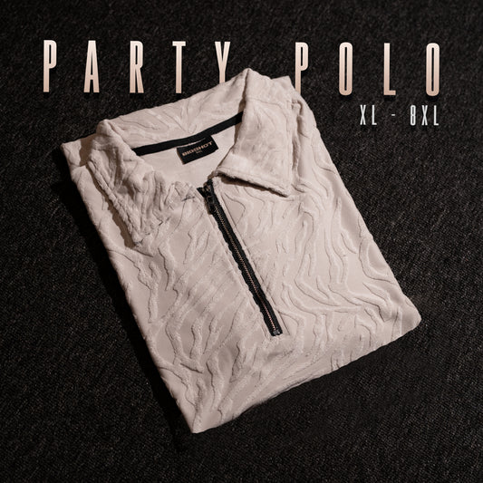 BIG SHOT Specially Designed Party Polo - Off White