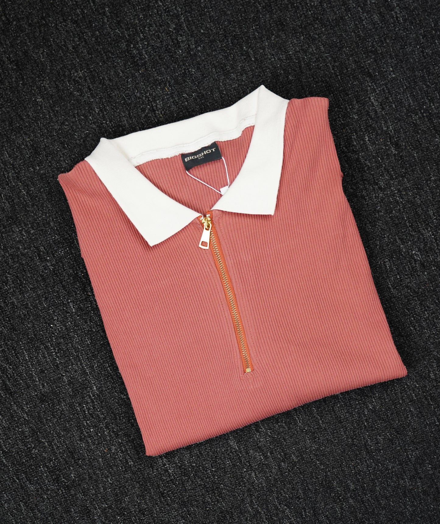 Luxury Old Money Polo - Light Peach