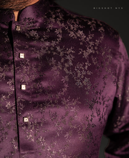 Signature Purple Luxury Panjabi - NYS Edition