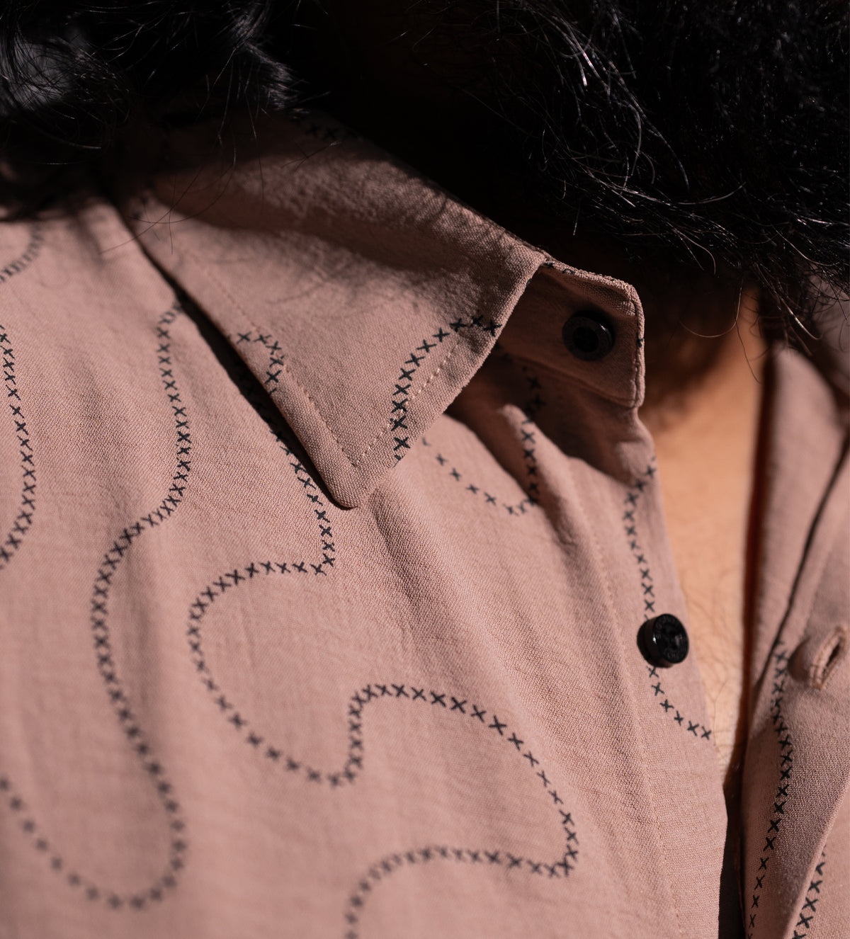 Beige Aesthetic Full Sleeve Shirt