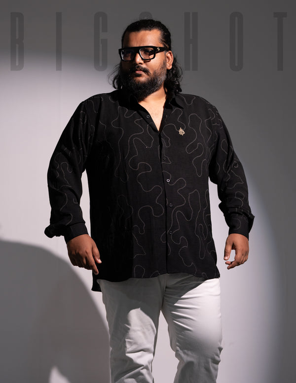 Luxury Black Desire Full Sleeve Shirt