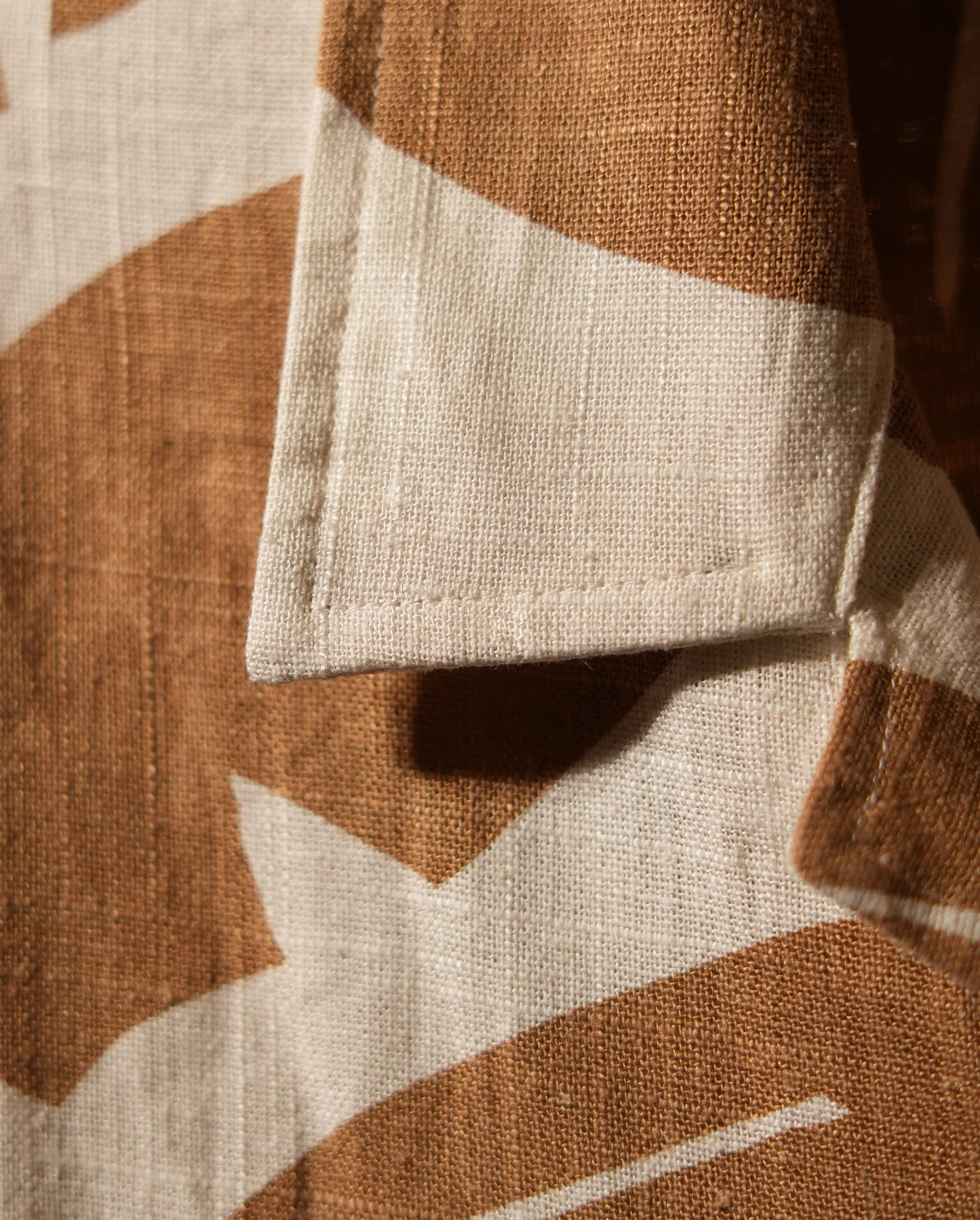 Orange Tropical Leaf Half Sleeve Cuban Shirt