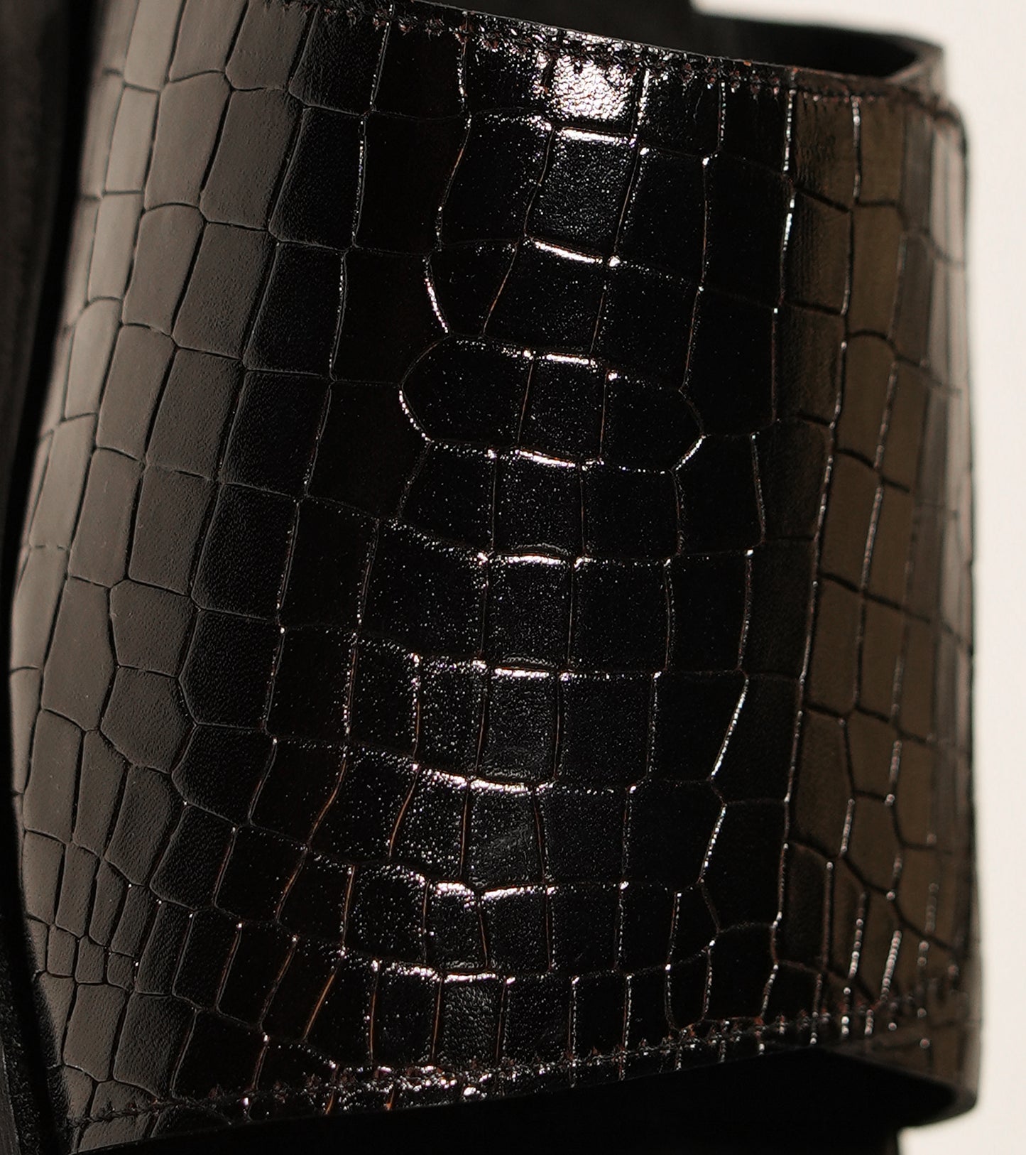 Leather Slide - D3 - Black
