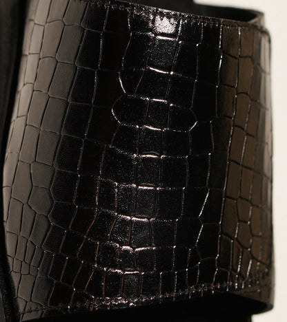 Leather Slide - D3 - Black