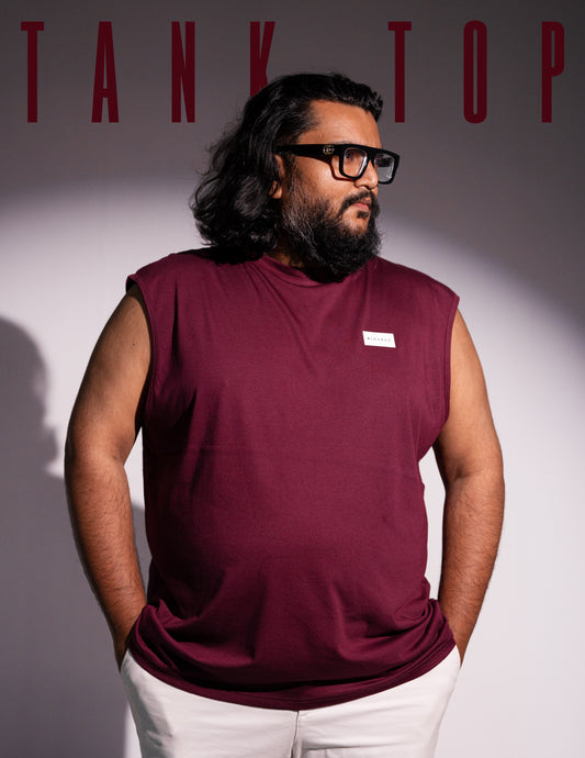 Tank Top BIGSHOT Active - Maroon Chest Patch