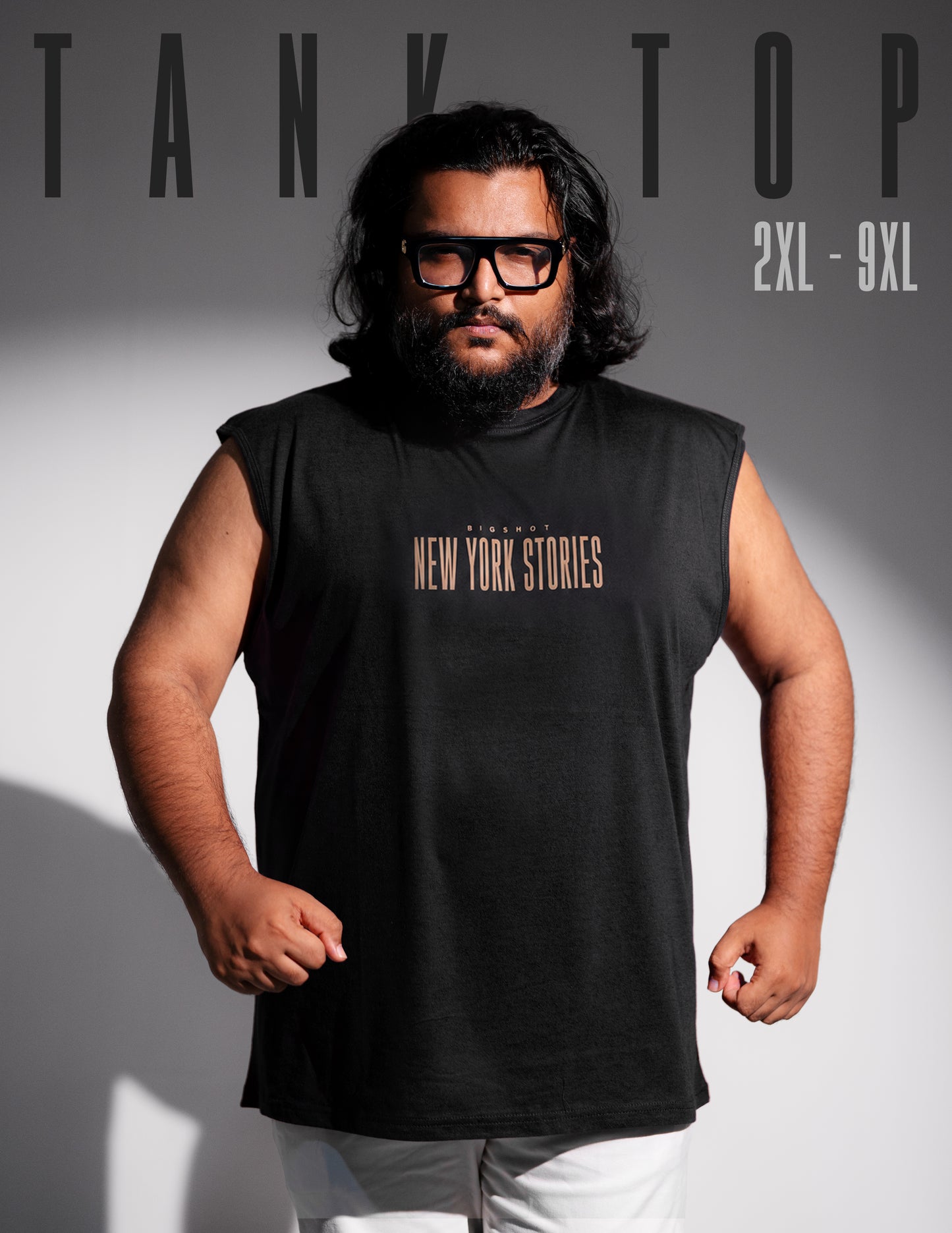 Tank Top BIGSHOT Active - Coffee Black New York Stories