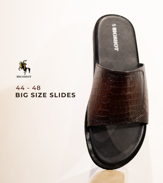 Leather Slide - D3 - Magnum Brown