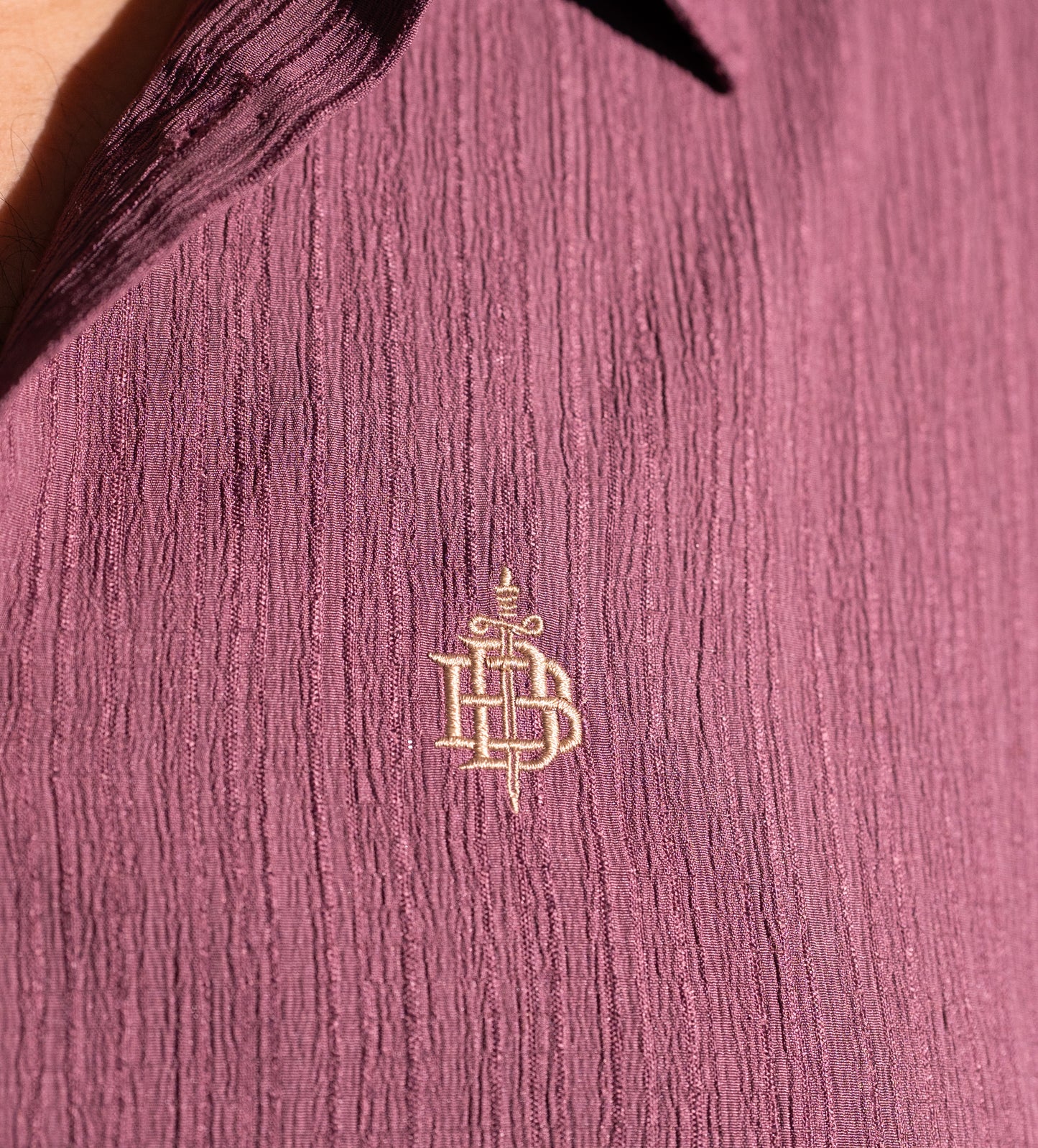 Lavender Crab Pattern Luxury Full Sleeve Shirt
